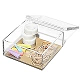 OfficeGoods Acrylic Desk Organizer w/Gold Base