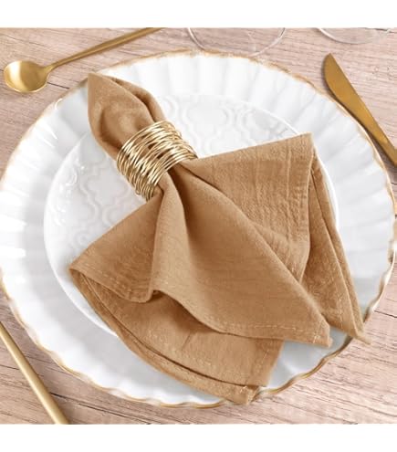 MEEMA Cloth Napkins Set Of 4 | Cotton Napkins Cloth Washable | Farmhouse Table Dinner – Servilletas De Tela | 18x18 In - Pinstriped Charcoal