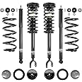 SUNCORE - Front & Rear Airmatic Suspension to Complete Struts with Coil Springs & Shocks Conversion Kit Replacement for 2006 Mercedes-Benz CLS500 (W219)