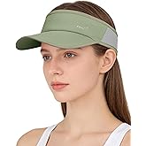 GXCROR Sports Sun Visor Hat Men Women, Lightweight Breathable Quick-Dry Visor Hat, UPF 50+ Tennis Golf Running Visor