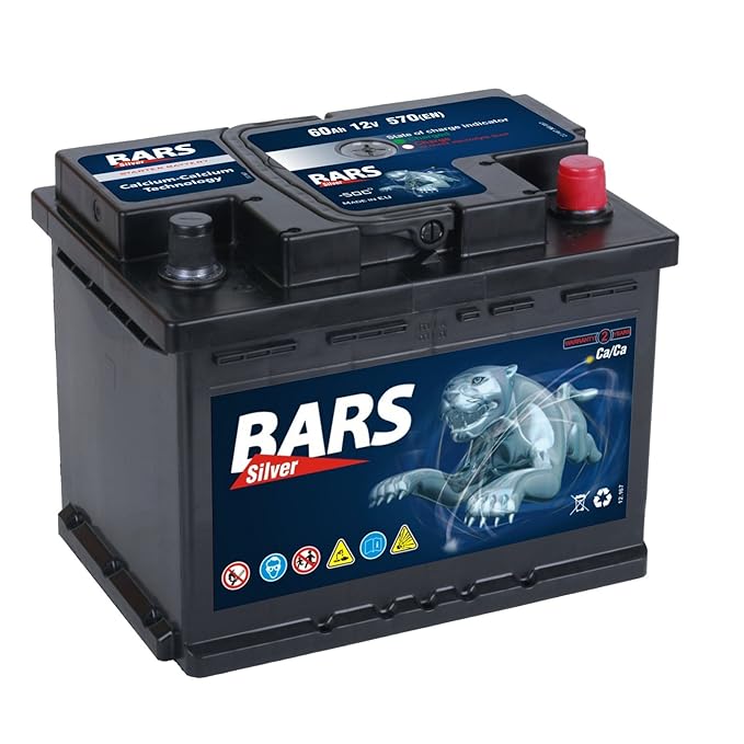 Аккумулятор bars silver 60ah