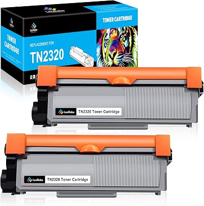LeciRoba TN2320 Toner Cartridge 2 Black for Brother MFC-L2700DN HL-L2340DW