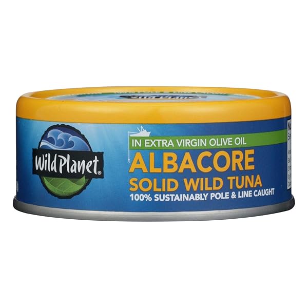 WILD PLANET WILD ALBACORE TUNA IN EXTRA VIRGIN OLIVE OIL