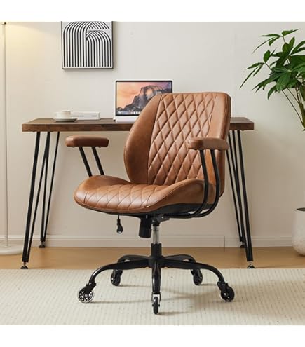 Amazon.com: 360 Degree Swivel Wood Desk Chair, Japanese Style