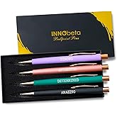 InnoBeta Strong Women Gifts for Women, Ballpoint Pen Set of 4, Ideal for Friends & Daily Gifting