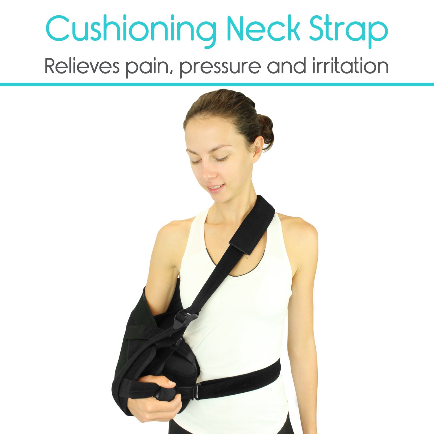 Vive Shoulder Abduction Sling Immobilizer For Injury Support