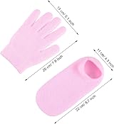 Qtrednrry Moisturizing Socks Gloves Set Hands Feet Whitening Hydrating Heel view 6