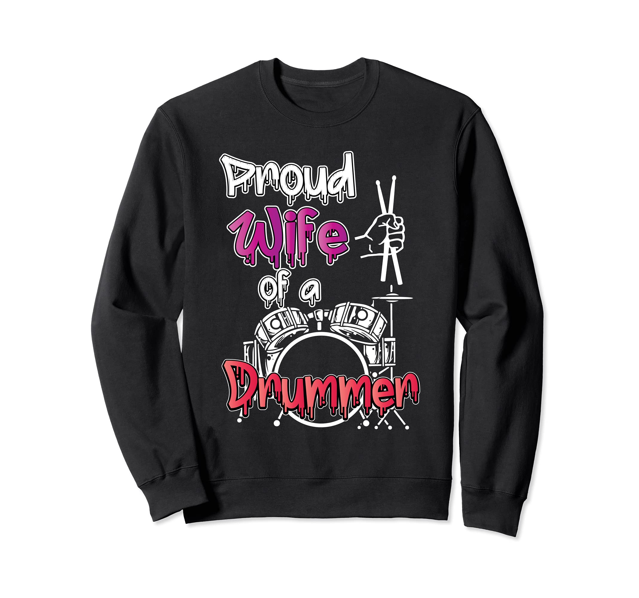 Drummer Men Drum Sticks Drumming Percussion Drummer Sweatshirt