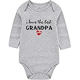 shlrzy Grandma baby announcement Newborn Baby Boy Clothes Funny Baby Bodysuits for Girls