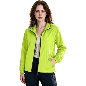 SHDR SHEPHERD DIARIES Light Jackets for Women, Hiking Jacket Women, Travel Rain Coats for Women's Packable