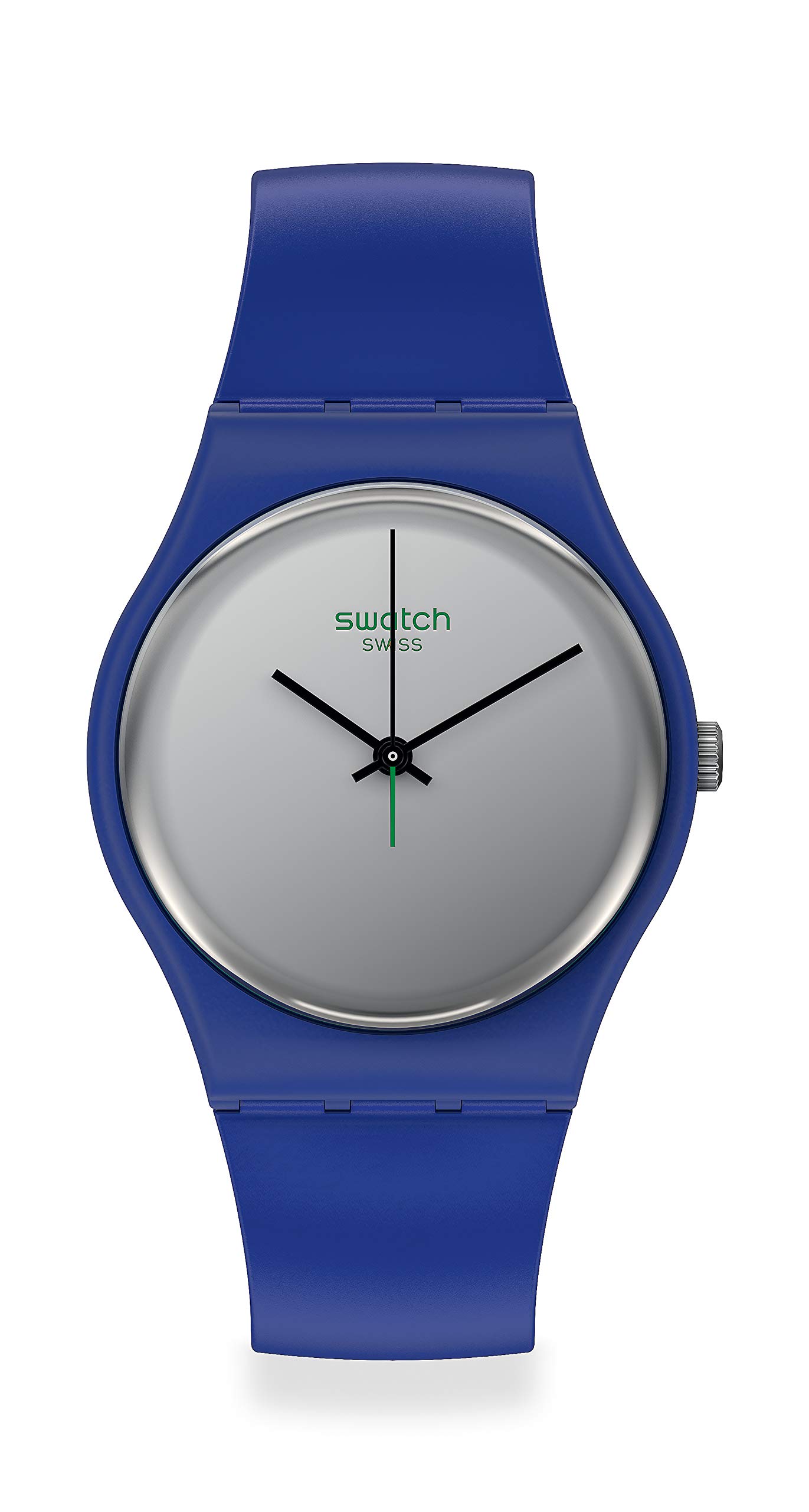 Swatch Analogue Model Watch Outlet. Brand SO28N100, Blue, Strip