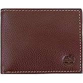 Timberland Men's Leather Wallet With Attached Flip Pocket
