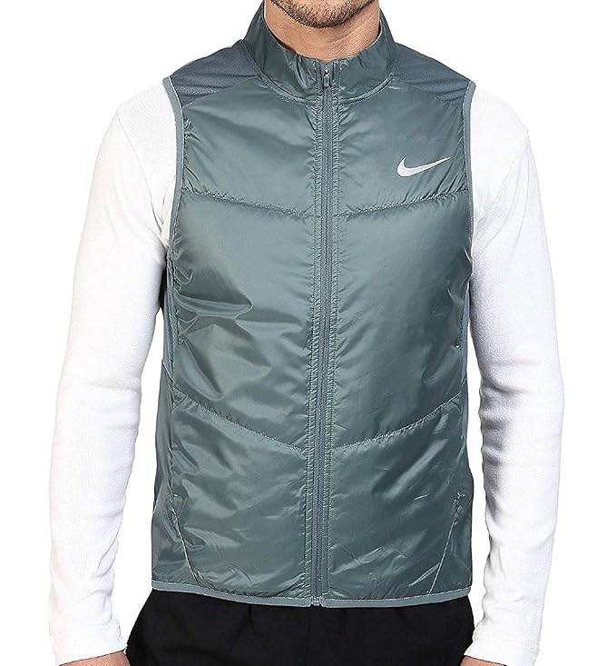NIKE Men's Polyfill Light Running VestSageSmall Amazon.in Clothing