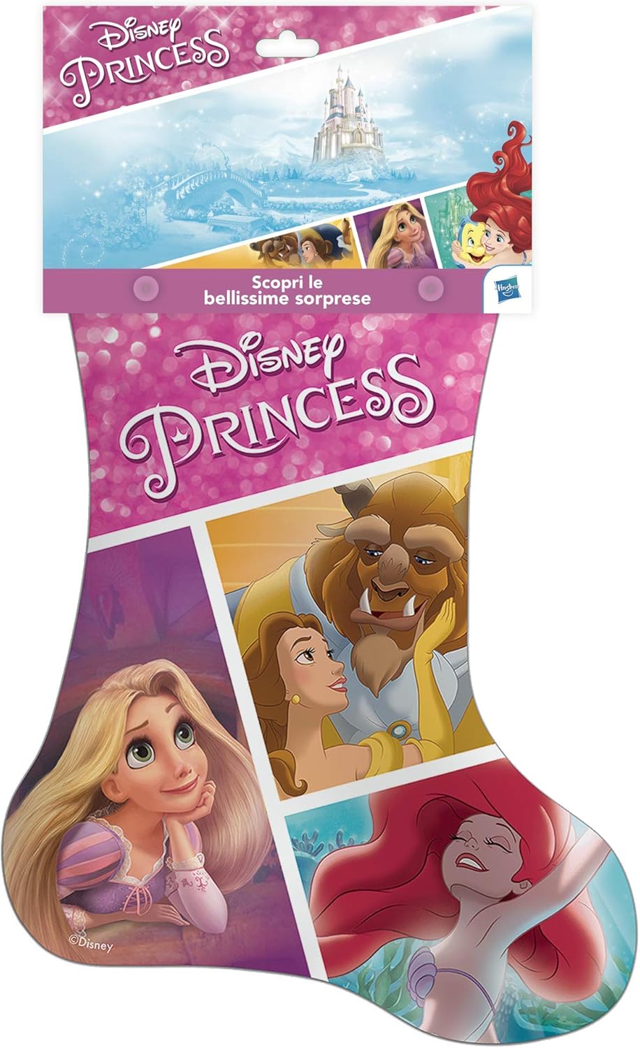 Hasbro- Disney Princess 2021 Stocking Stocking C9356450, Multi-coloured