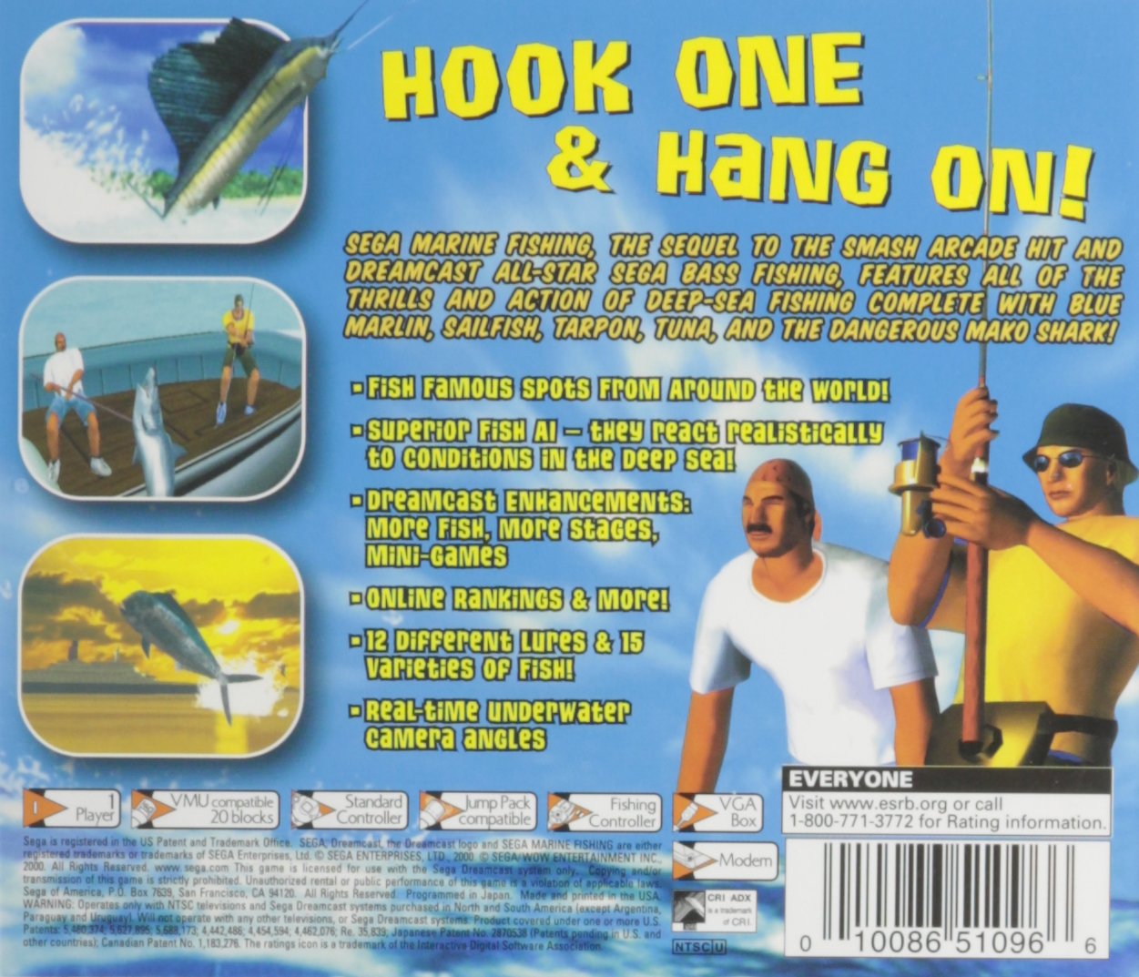 Sega Marine Fishing: Sega Dreamcast: Video Games