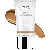 PÜR MINERALS 4-in-1 Tinted Moisturizer With SPF 20 - Hydrating Face Moisturizer, Primer, & Foundation With Shea Butter, Aloe Vera & Vitamin B3 - Vegan Friendly - Free of Paraben, Gluten & BPA