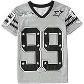 Boys Girls Jersey Shirts Y2k Number 99 Graphic Tee Short Sleeve V Neck T-Shirt Kids Football Jersey Summer Tops