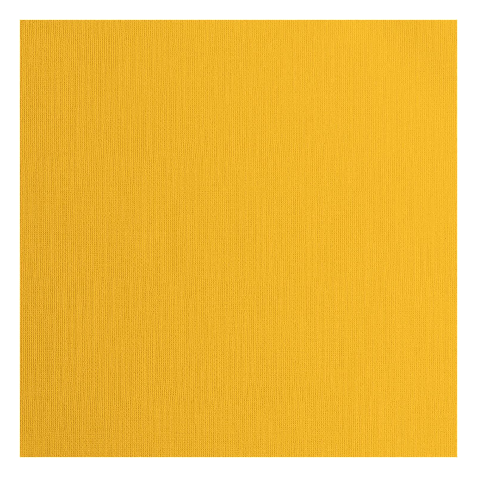 Florence Cardstock Textured - Coloured Card Making Supplies 12 x 12 inch - Yellow - 20 Sheets - Coloured Paper for Scrapbooking, Card Making, Die Cutting and Paper Crafts - 216 GSM - Honey