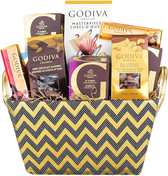 Godiva Chocolate Gourmet Gift Basket Filled with Sweet Delights Amazon