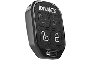 RV Remote 4-Button Key Fob for RVLock Keyless Handles, Wireless Fob Transmitter