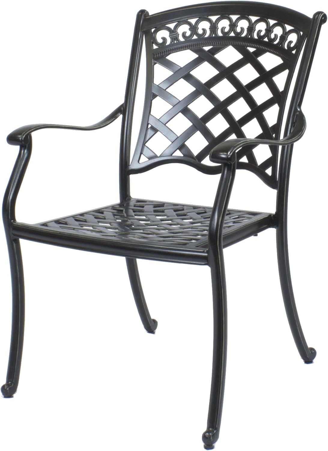summerset casual outdoor furniture on Summerset Casual 4 St Tropez Cast Aluminum Dining Chairs With Cushions Amazon Ca Home Kitchen
