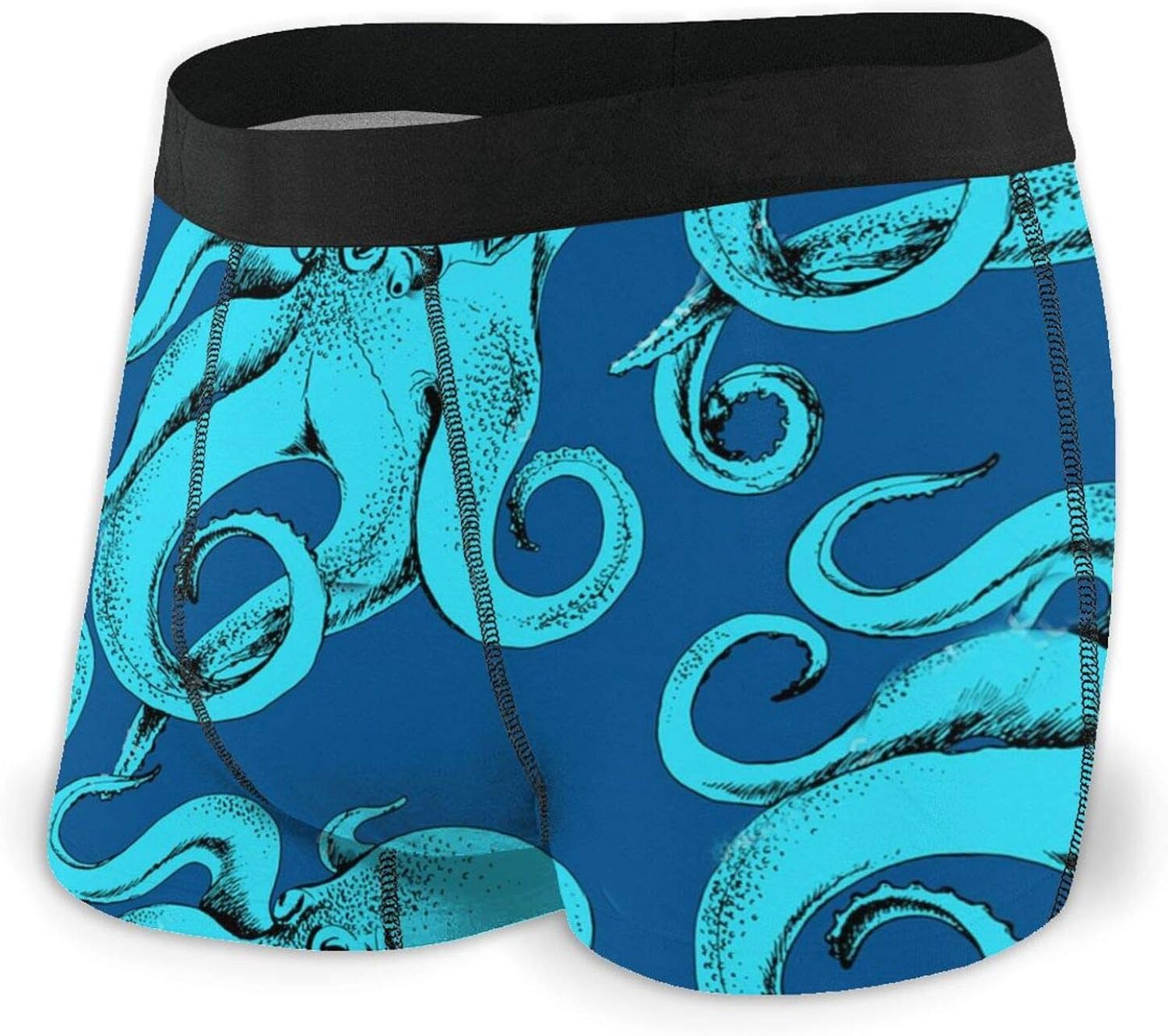 Nomichu Octopus Mens Boxer Briefs, Soft Comfortable Breathable