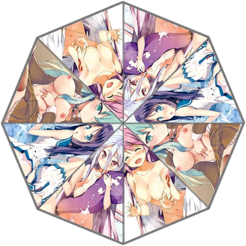 Japanese Cartoon Sexy Girls Custom DIY Foldable Umbrella For Men Boy