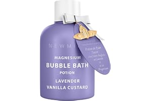 NEW MIUZ Magnesium Bubble Bath Lavender Vanilla Long Lasting Foaming Bath for Sore Muscles Epsom Salt Moisturizing Relaxing Stress Relief Spa Gift for Women