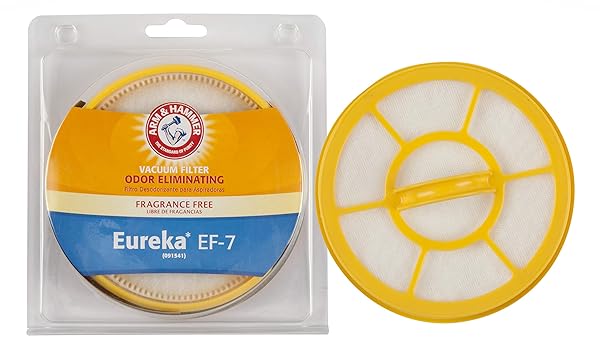 ARM & HAMMER VACUUM FILTER REPLACEMENT, EUREKA STYLE EF-7, FRAGRANCE FREE ODOR ELIMINATOR FILTER, 1 PACK