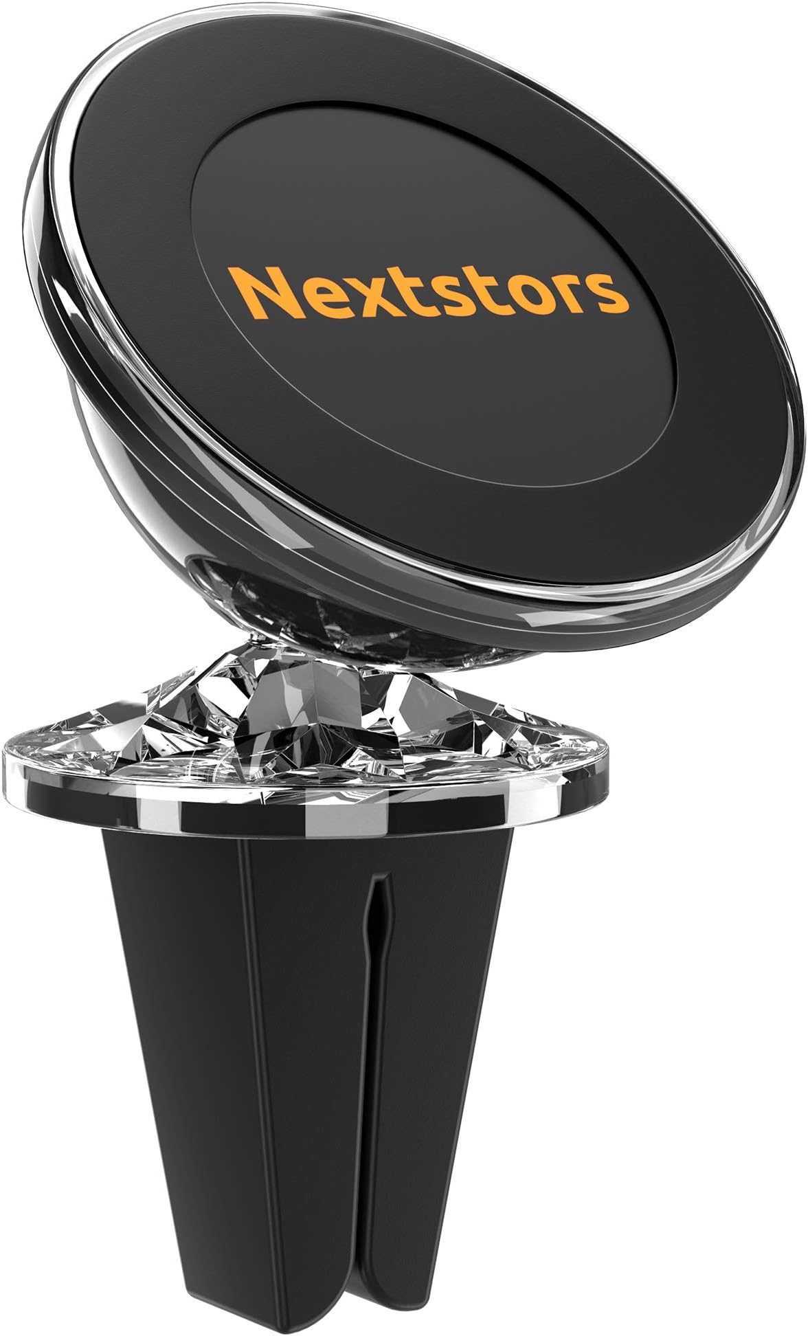 Car Phone Holder Truck Bracket Magnetic GPS Holder Adjustable 360 Degree Rotation for Air Vent Universal Car Mount Accessories Compatible for All Smartphones Cell Phone Devices 2019 Gift Black