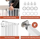 hauck Safety Gate for Doors and Stairs Open N Stop KD 84-89 cm White view 3