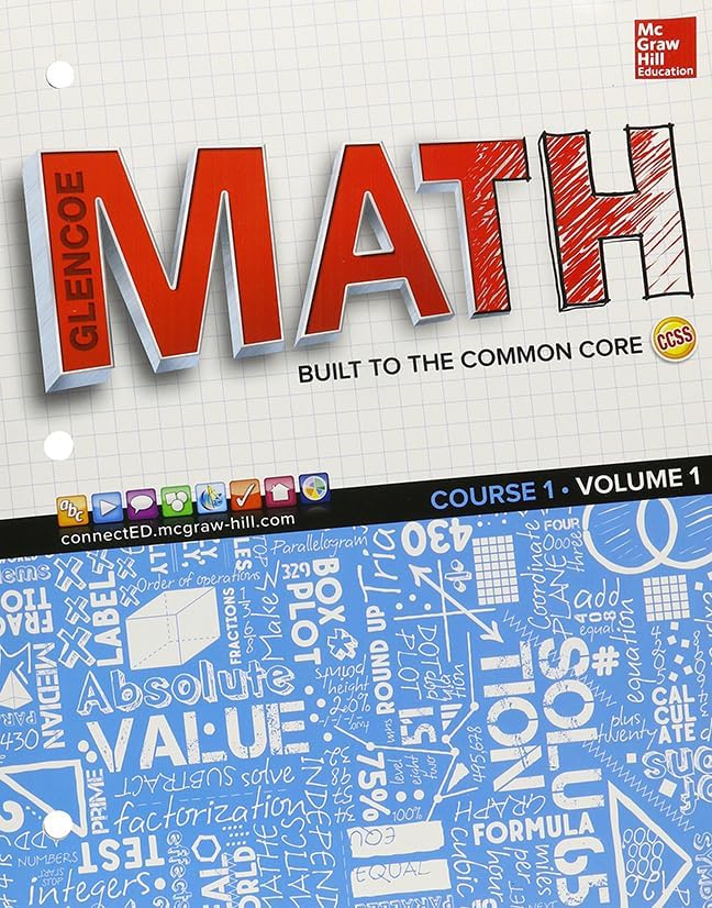 Glencoe Math Common Core, Course 1, Vol. 1, Teacher's Walkaround