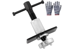 Aottykro Brake Caliper Piston Rewind Tool,Car Rear Brake Pad Wind Back Tool for Disk Brake Pad,Right Handle Set Brake Caliper Wind Back Tool for Replacement Rear Brake Pad,Brake Piston Wind Back Tool