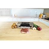 Nesco FreshLock Pro VS-15 Stainless Steel Vacuum Sealer, moist and dry seal, roll storage, 120 watts, with bags and rolls, si