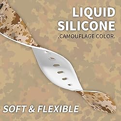 Soft Silicone Pattern Printed Bands Compatible with