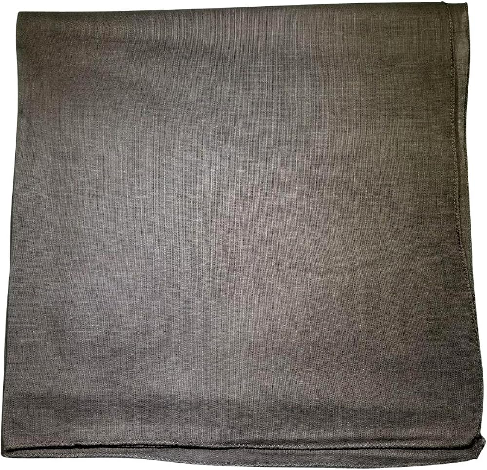 50 Pack Daily Basics Solid 100/% Cotton 22 x 22 Bandanas by M.H.I.