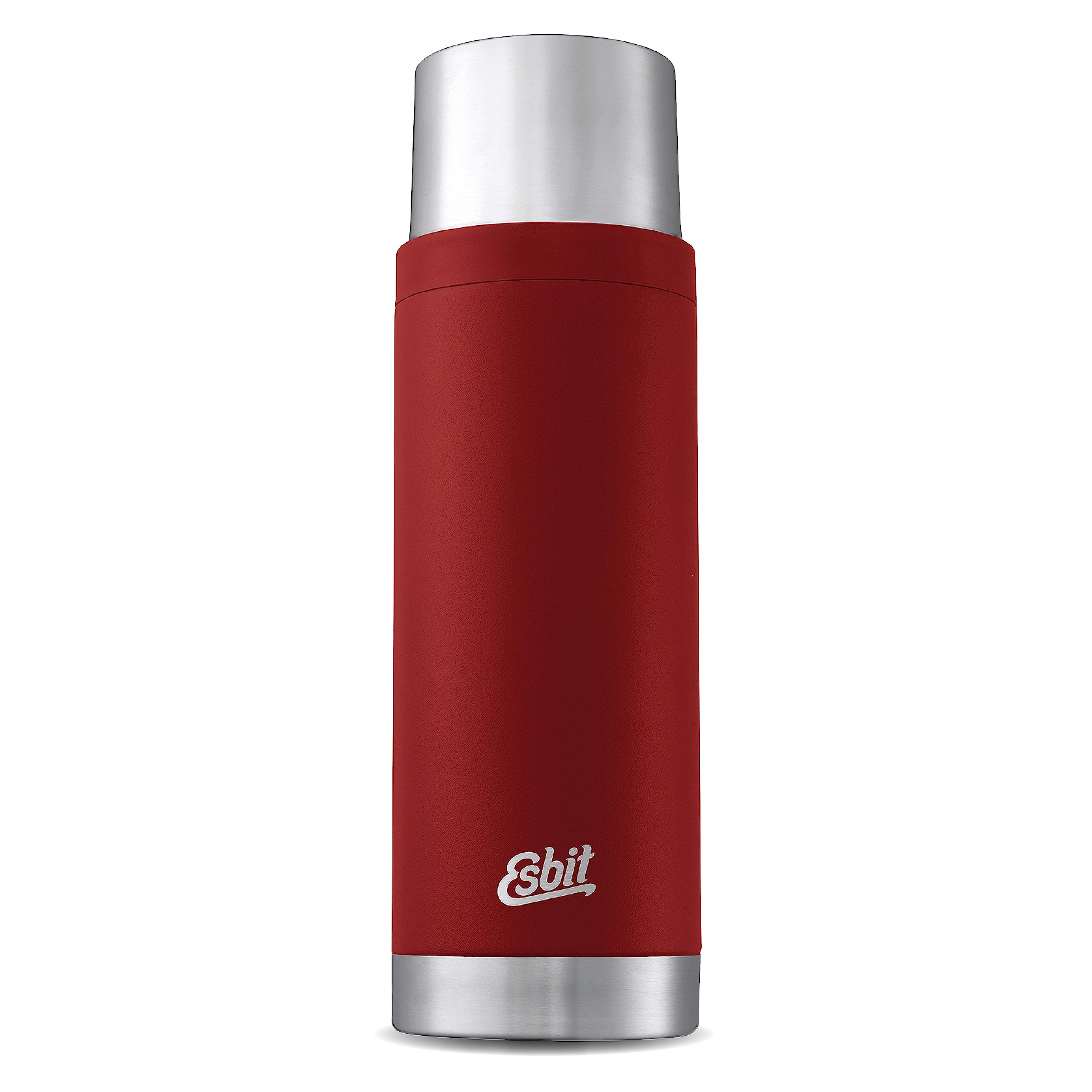 Esbit Sculptor Insulated Stainless Steel Flask for Hot and Cold Drinks - 1000 ml in Burgundy