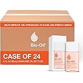 Bio-Oil Skincare Body Oil Serum for Scars and Stretch Marks, Face and Body Moisturizer with Vitamin E & A for Sensitive Dry Skin, Dermatologist Recommended, Non-Comedogenic, 2 oz, Case of 24
