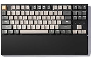 Ergonomic Silicone Wrist Rest for Keychron K8 / K8 Pro / K8 Max / K8 HE/ C1 / C1 Pro / L4, 14.09" Honeycomb Non-Slip Palm Rest, 80% TKL Mechanical Keyboards Support with Typing Pain Relief