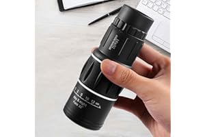 12X50 Monocular Telescope, Adjustable Focus & Portable Design for Outdoor Travel/Camping/Hunting