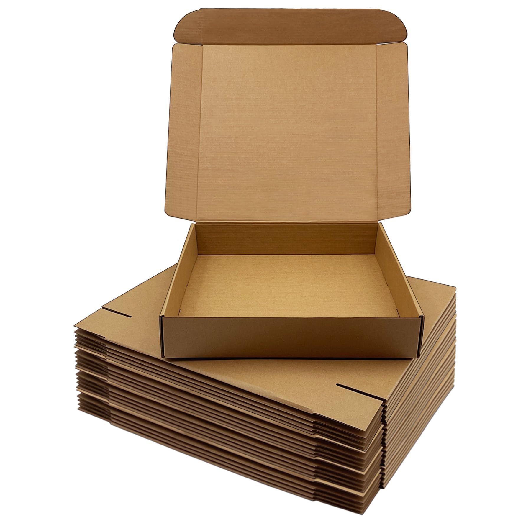 Photo 1 of 11x11x2 inch Shipping Boxes?Bulk 20 Pack?Brown Corrugated Mailers Cardboard Literature Mailer Box for Packaging Business, Mailing,Moving and Storage?Small Gift Boxes for Wrapping Mailing Present