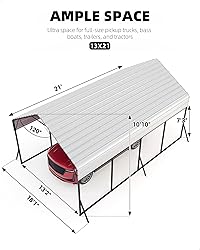 Garveelife 13'x21'x11' Oversized Metal