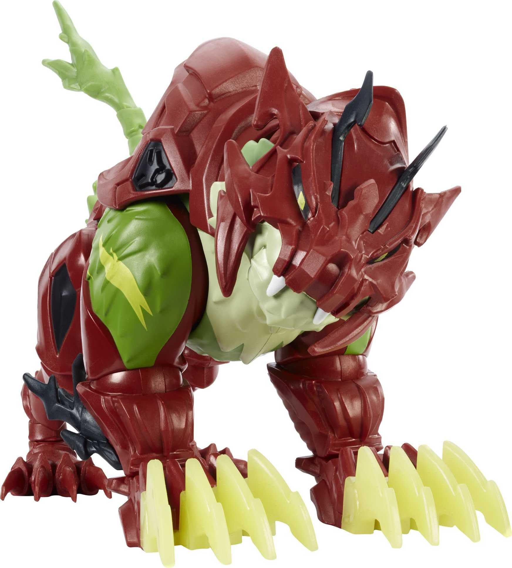 ​Masters of the Universe He-Man and Battle Cat Action Figures Based on Animated Series for Storytelling Play, Articulated Battle Characters, Gift for 4 Years and Older, MOTU