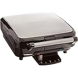 Cuisinart Waffle Maker, 4 Slice Square Belgian, Silver