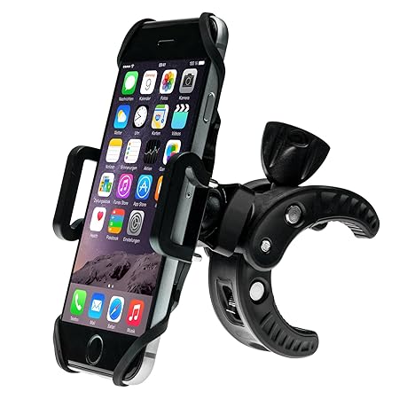 mobilefox® Fahrrad Handy Halterung Halter Lenkradhalterung 360° Smartphone