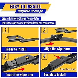 2 wipers Replacement For 2018-2020 VW Volkswagen