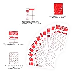 Bolexo Fire Extinguisher Tags with Adjustable Wire