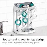 OXO Tot Space Saving Drying Rack – Upright, 9 Hooks, Removable Tray view 4