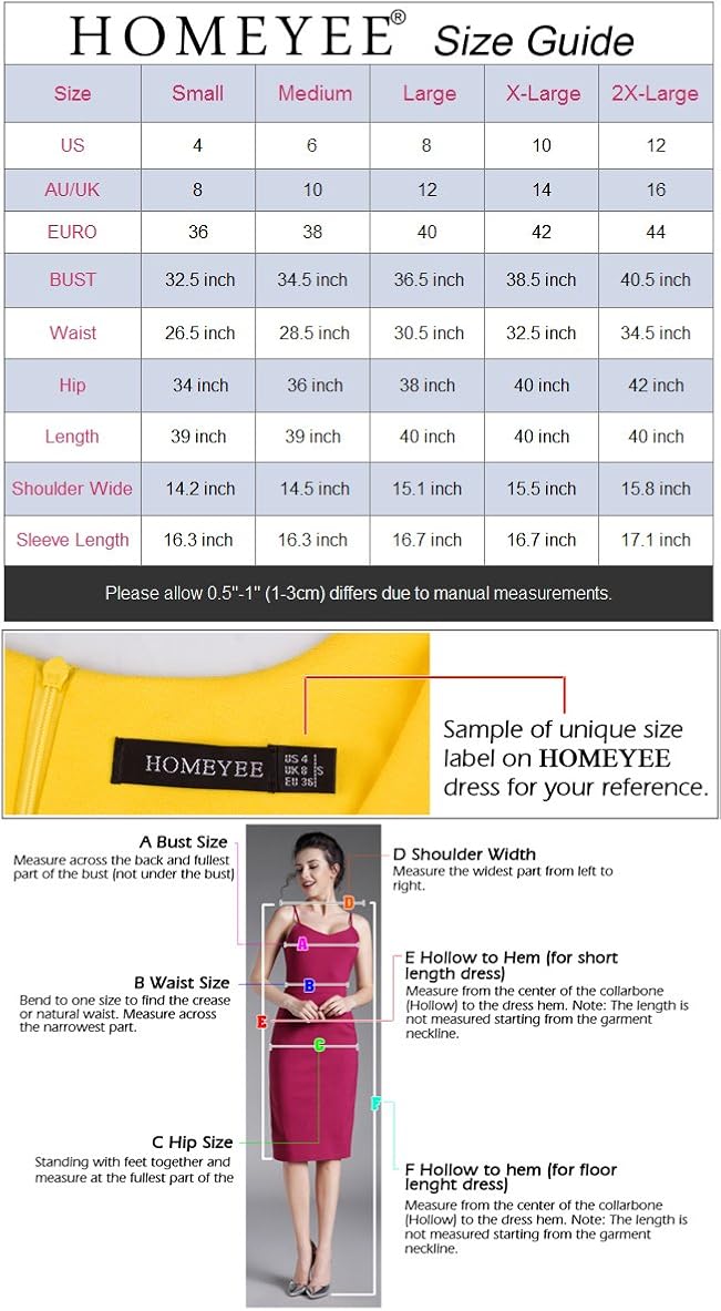 HOMEYEE Women's Elegant Patchwork Sheath Sleeveless Business Dress B290 at  Women’s Clothing store