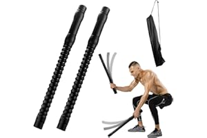 Zakle Battle Ropes, Ropeless Weighted Workout Ropes with Storage Bag for Home Gym, Exercise Training Heavy Rope, Fitness Battle Rope for Home Workout - 2PCS